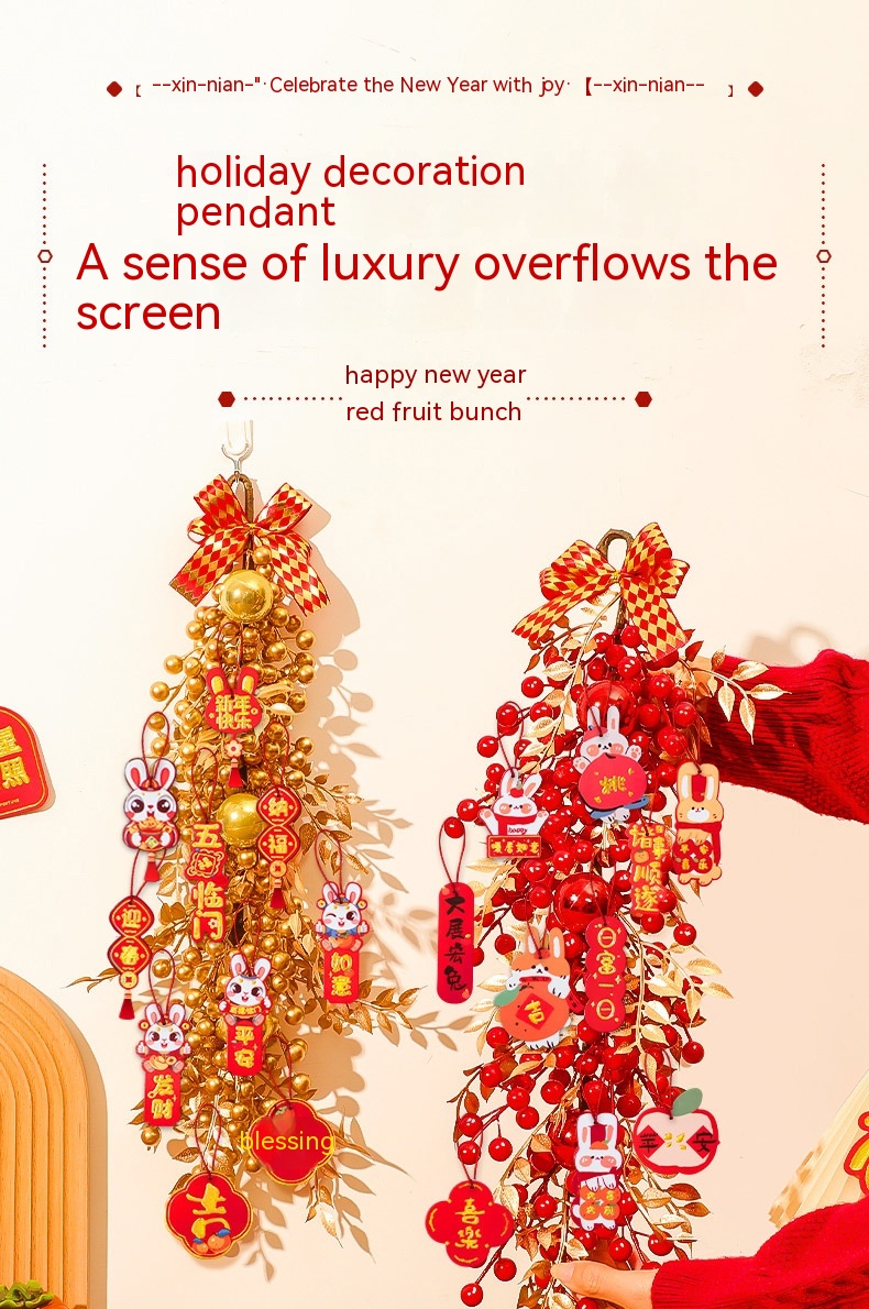 New Year Spring Festival Simulation Fruit Pendant Home Decoration
