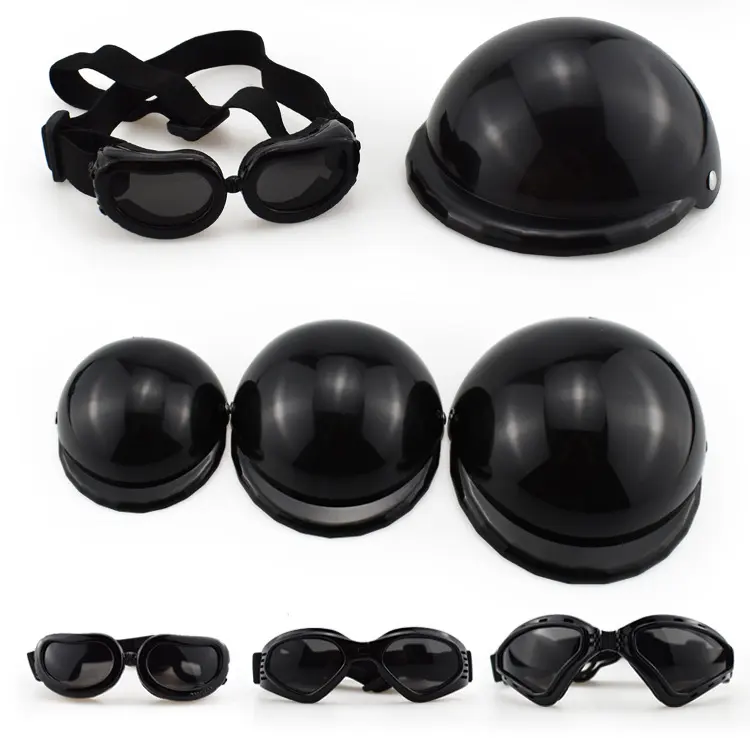 PET Helmet Dogs and Cats Outing Motorcycle Cap Headwear
