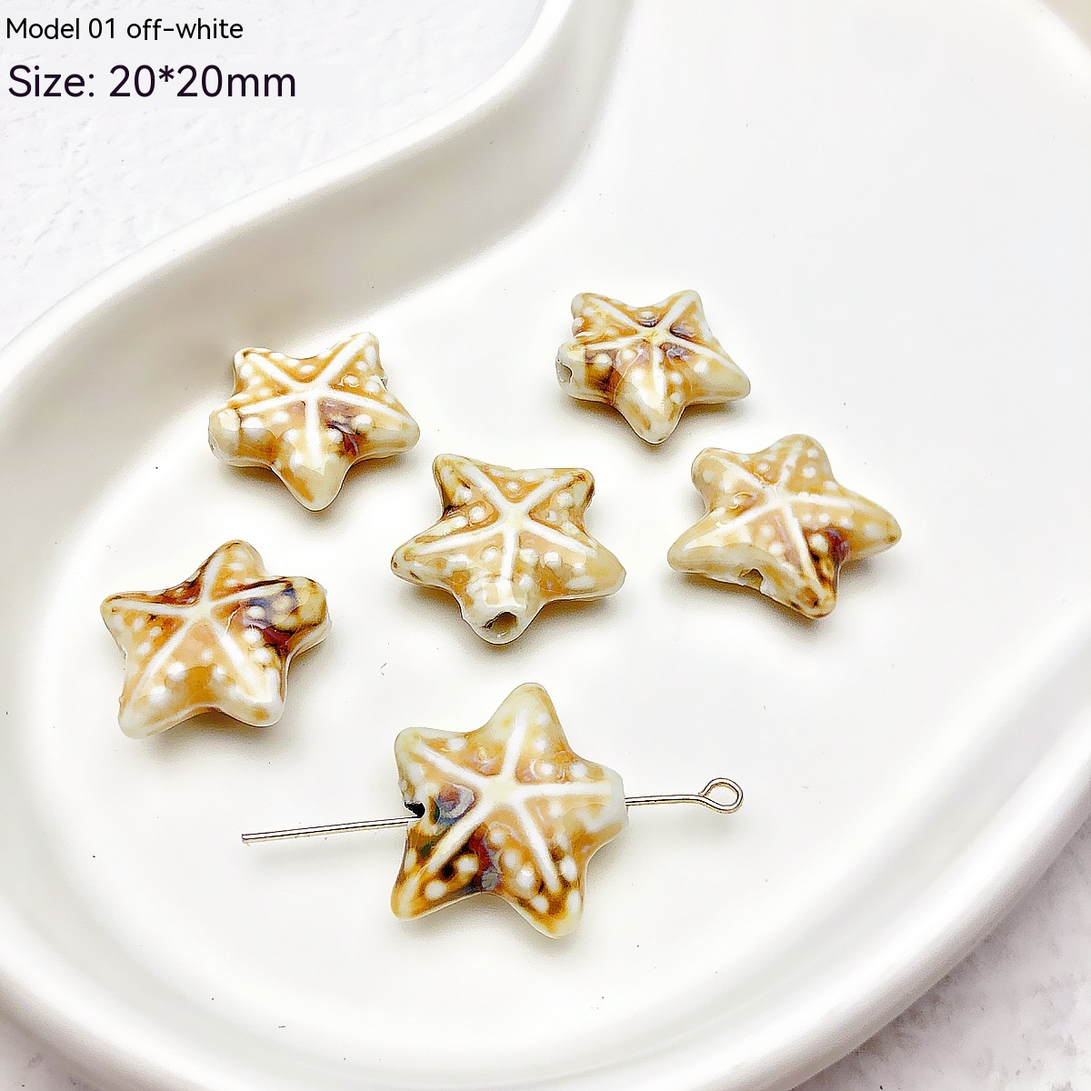 Title 6, High Temperature Flower Glaze Ceramic Starfish ...