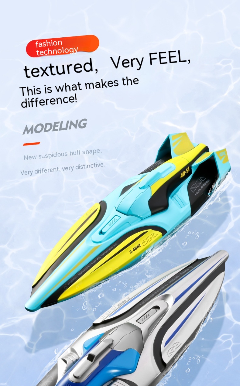 Remote-control Ship Wireless Electric Long Endurance High Speed 24g Speedboat Water Boat Model