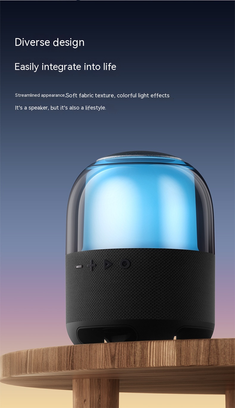 Colorful Version Bluetooth Plug-in Memory Card Built-in Battery Portable High Volume Audio