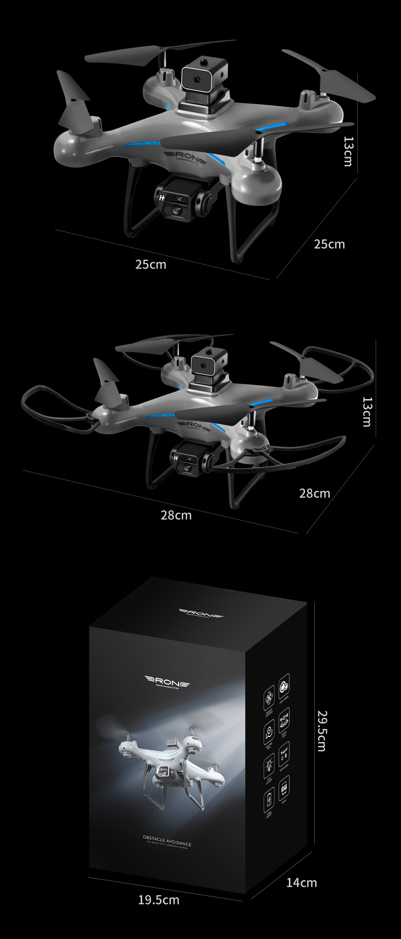 Title 13, UAV HD voor Lucht Fotografie Hoogwaardige drone...