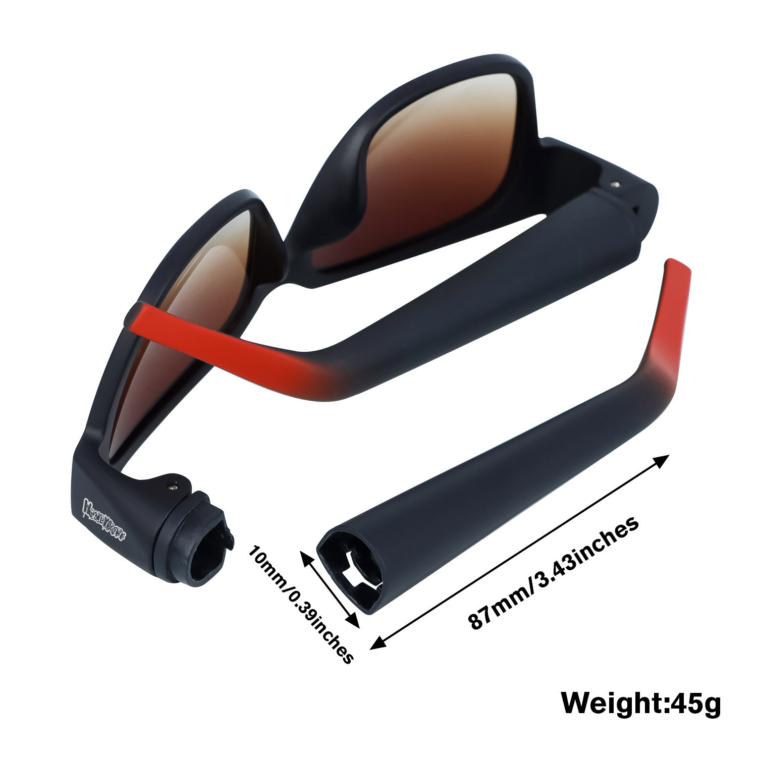 Title 1, Sunglasses Multifunctional Glasses Flared Tube