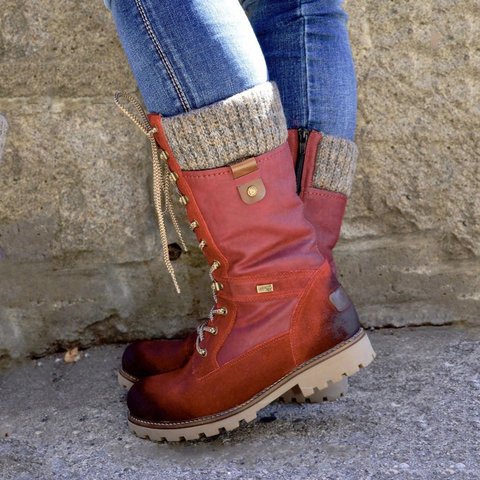 Title 8, Large size mid boots with side zipper, offering...