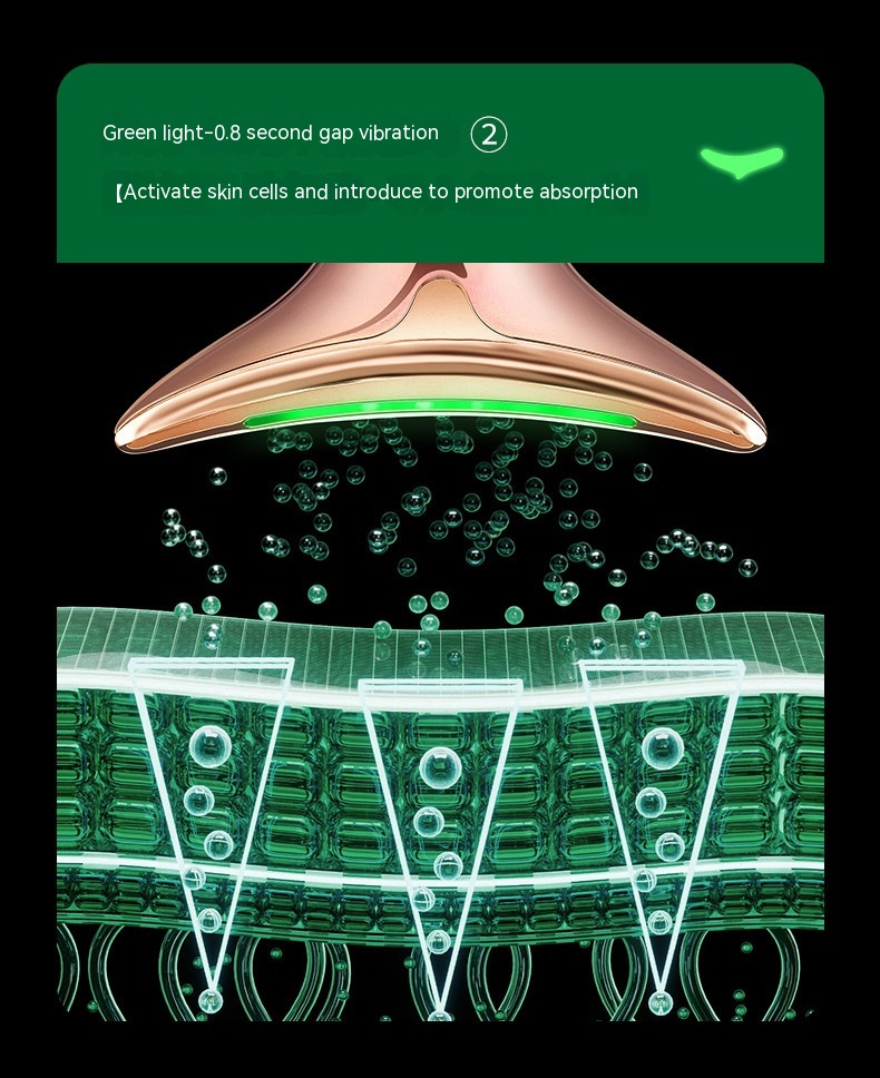 Three-color Dimming Massage Lifting And Tightening Import Domestic Beauty Apparatus