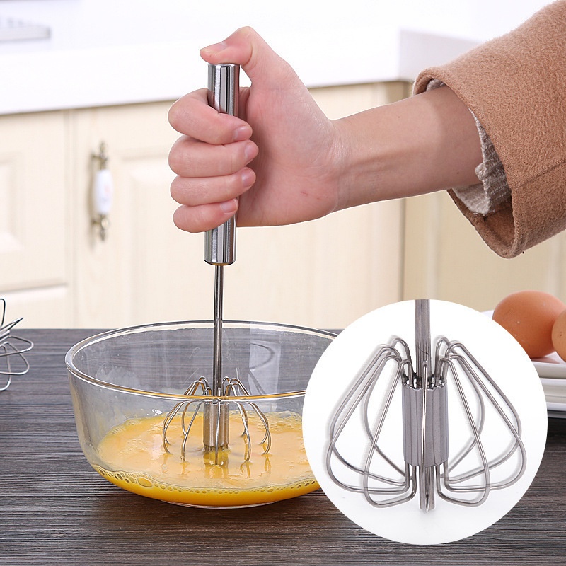 Title 2, Egg Beater Household Mini Semi-automatic Manual...