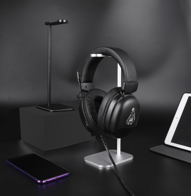 Desktop Aluminum Alloy Head-mounted Headphone Bracket - Image 8