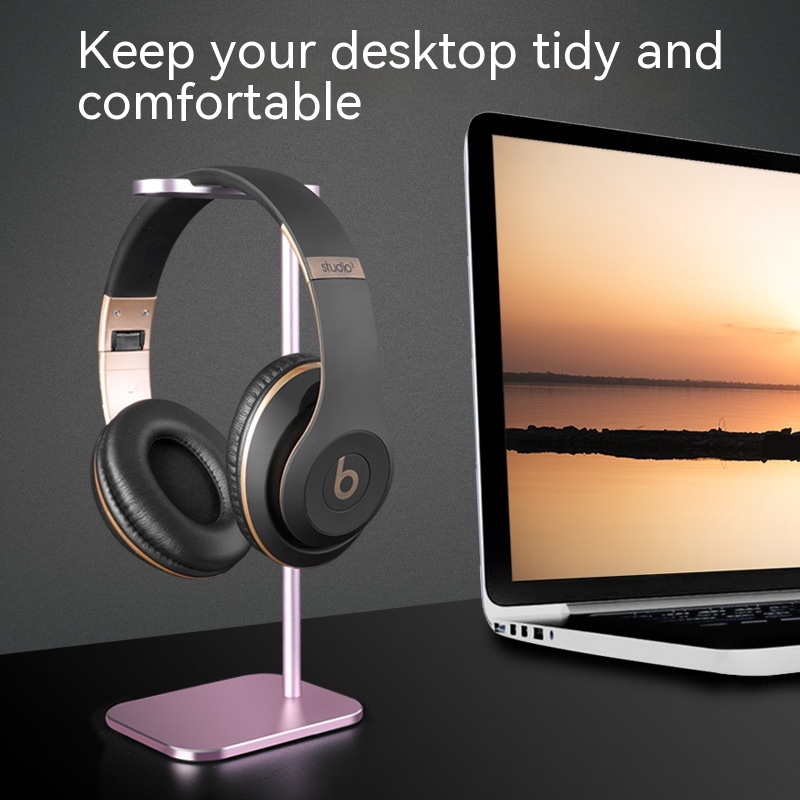Desktop Aluminum Alloy Head-mounted Headphone Bracket - Image 11