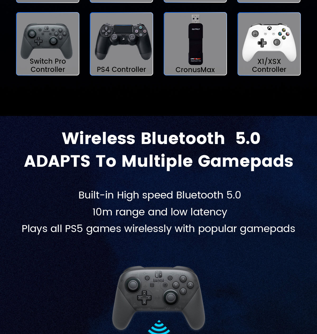 PS5 Game Keyboard Mouse Converter P5 Adapter Macro Custom Button - Image 11