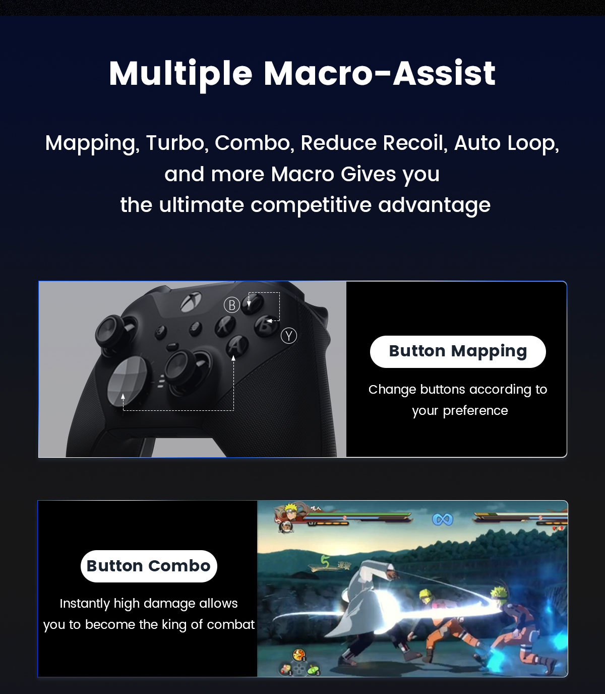 PS5 Game Keyboard Mouse Converter P5 Adapter Macro Custom Button - Image 19