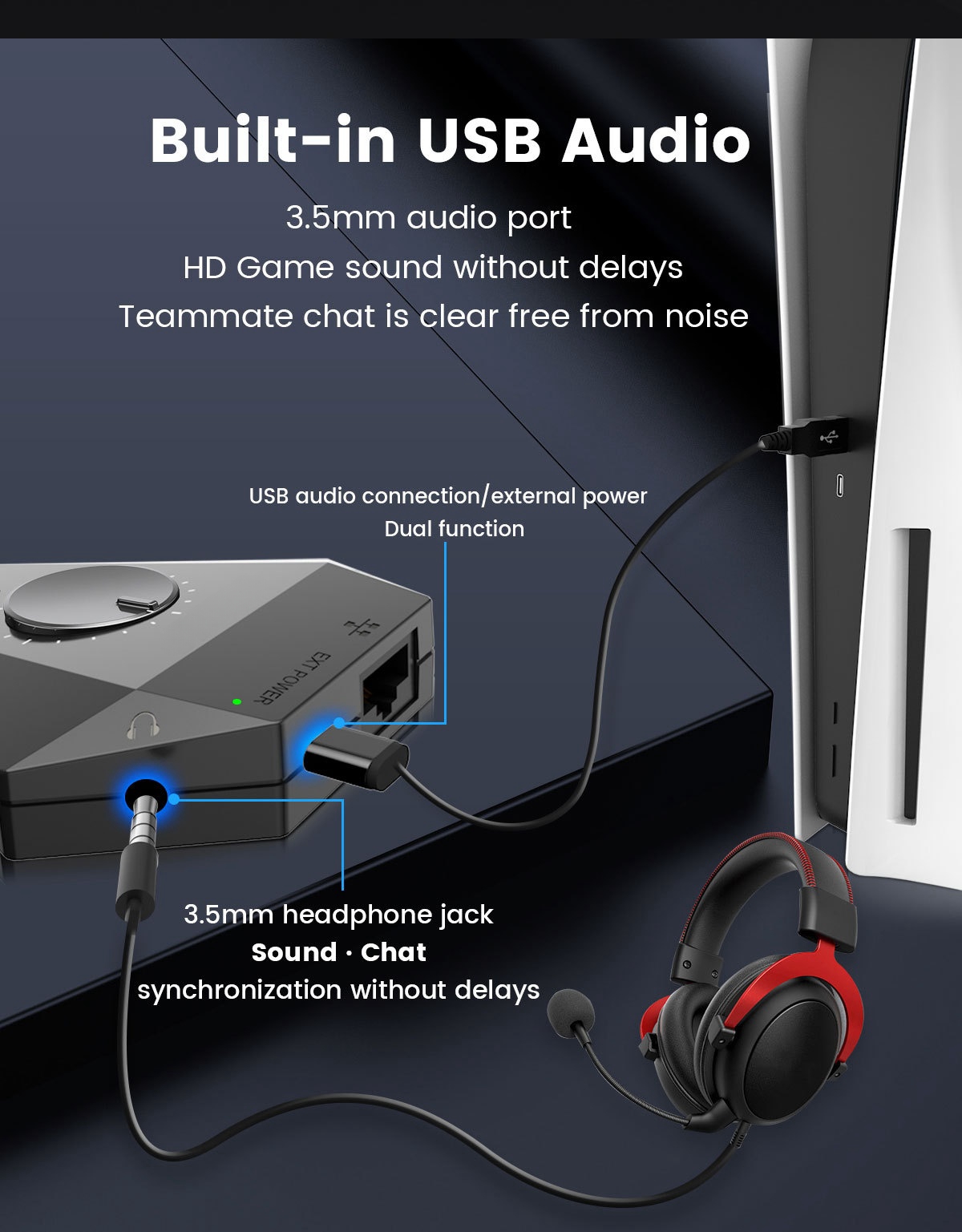 PS5 Game Keyboard Mouse Converter P5 Adapter Macro Custom Button - Image 14