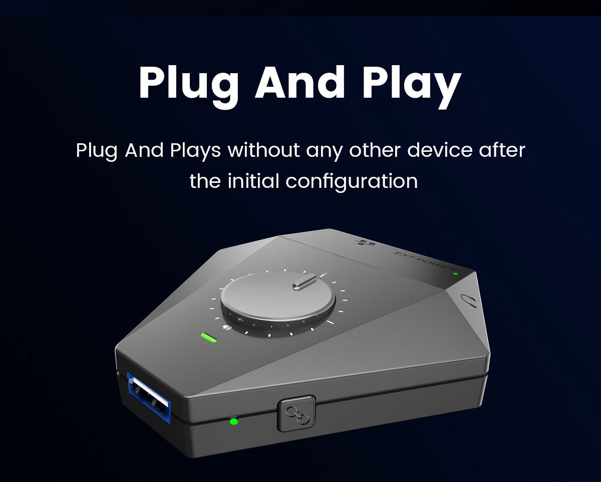PS5 Game Keyboard Mouse Converter P5 Adapter Macro Custom Button - Image 5
