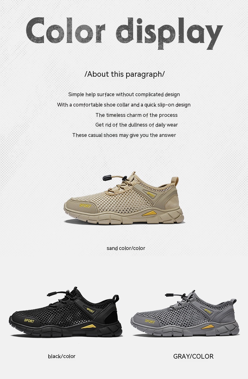 Sandals Thin Breathable Outdoor Casual Sports Tourist Mountaineering