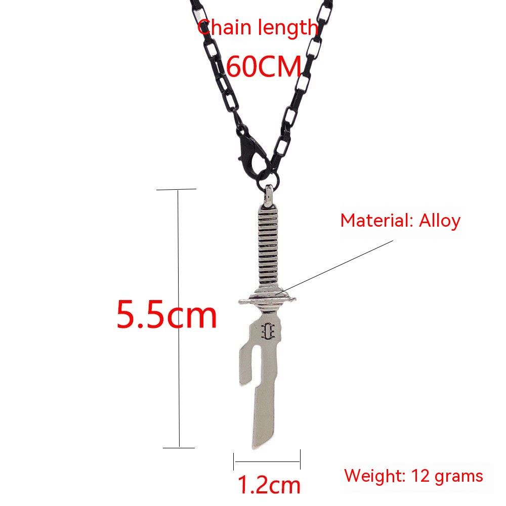 Necklace Folding Jade Chain Hand Pendant Cos Ornament