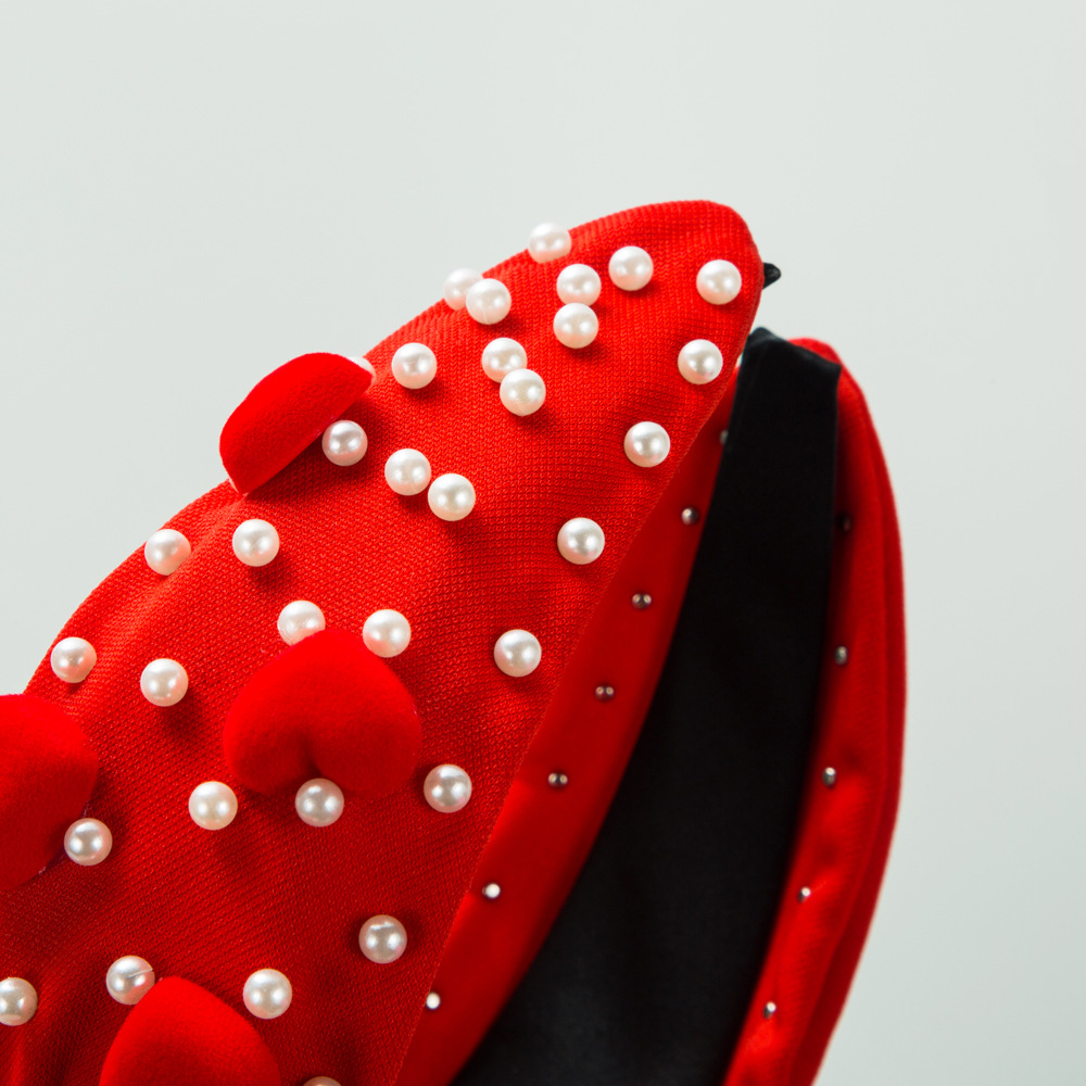 Love Accessories Pearl Valentine's Day Headband — foto 9