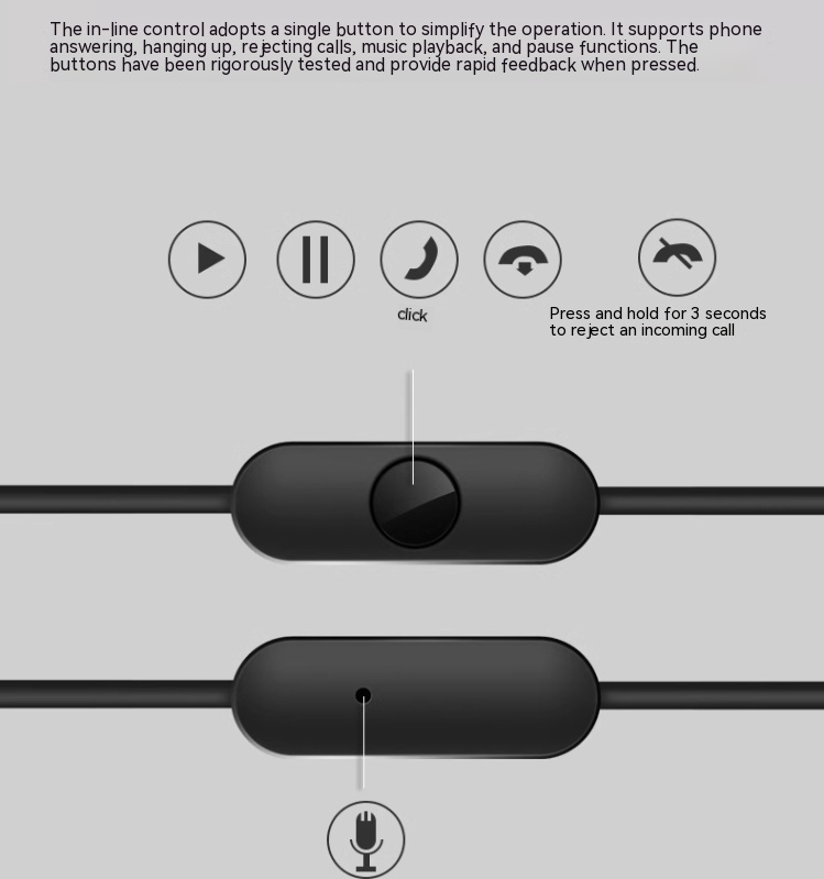 Wired Earphone In-ear 35mm Plug For Computer Phablet - Image 7