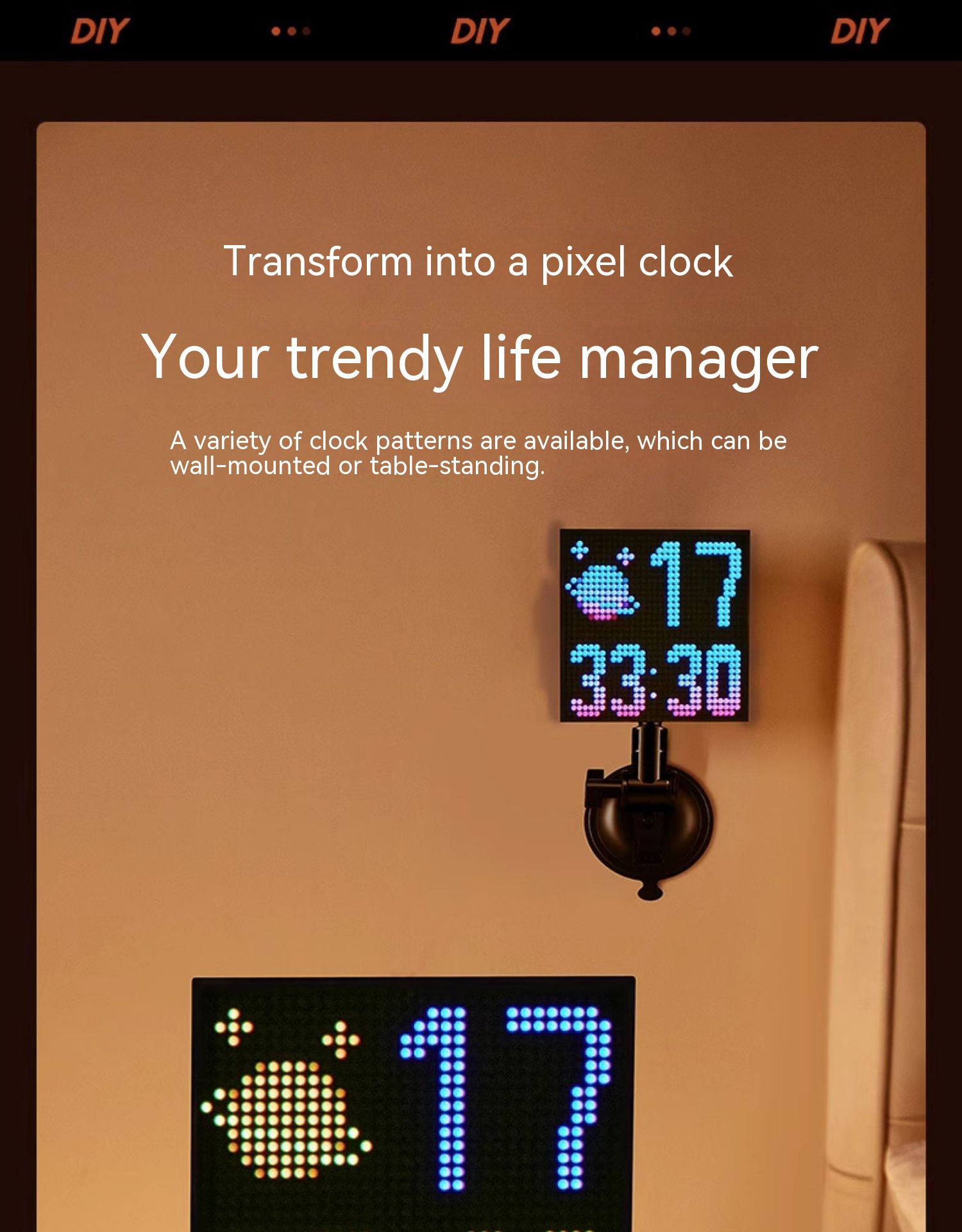 DIY Pixel Atmosphere Good Item Layout Night Light E-sports Decoration Table Lamp Desktop Creativity Atmosphere - Image 14