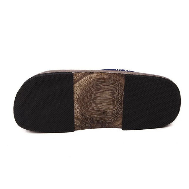 نعال وخفوف يابانية خشبية رجالية مصنوعة يدويًا