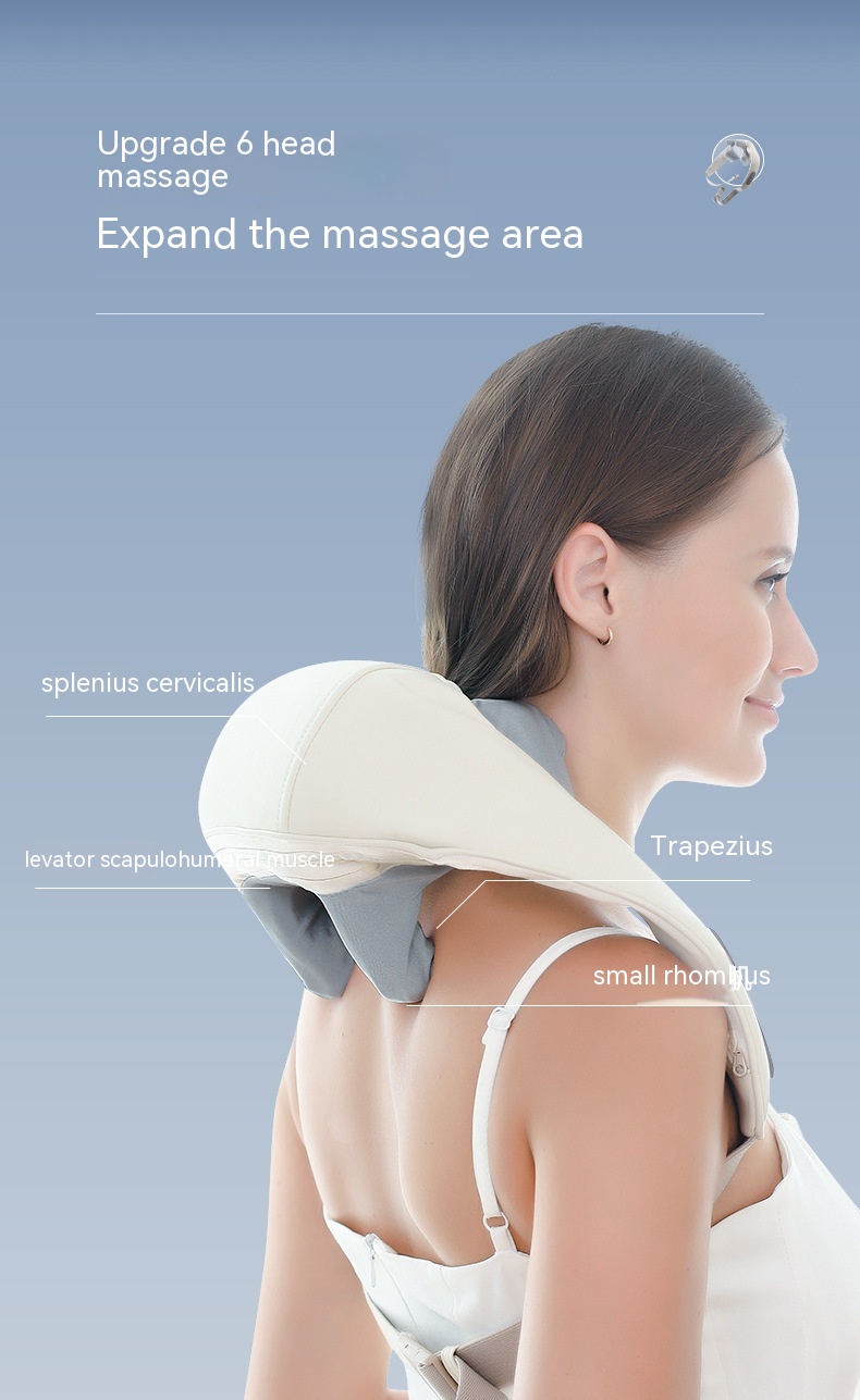 Shoulder And Neck Massage Instrument Neck Massager Neck Lifting Hot Compress Dredging Neck Trapezoid Muscle Clip Kneading — foto 5