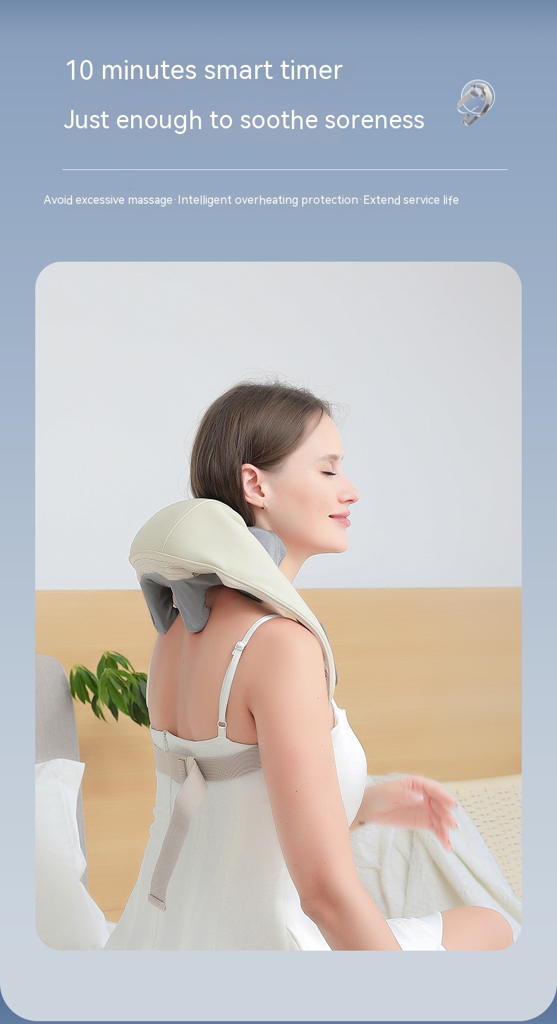 Shoulder And Neck Massage Instrument Neck Massager Neck Lifting Hot Compress Dredging Neck Trapezoid Muscle Clip Kneading — foto 6