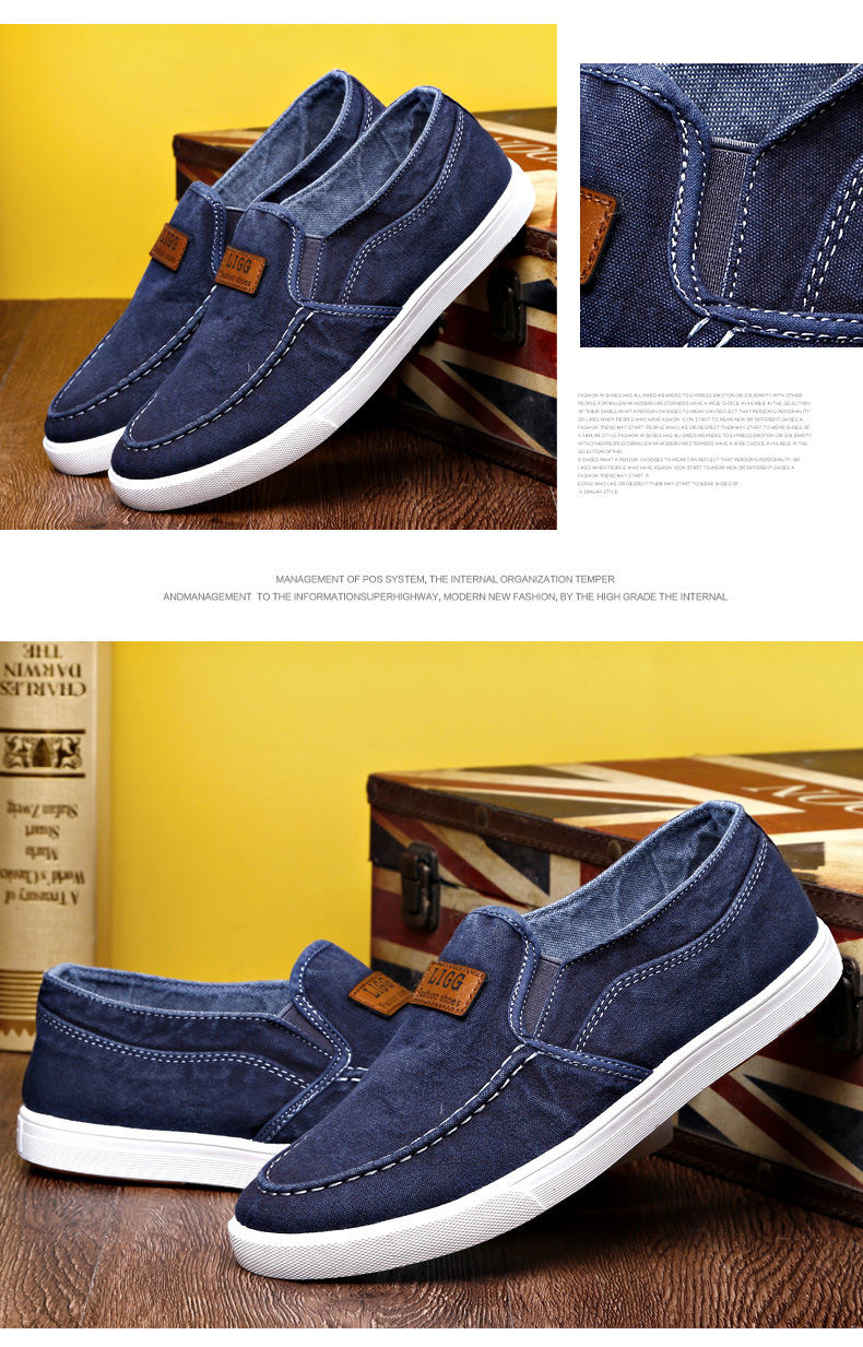 Title 5, Old Beijing canvas shoes for everyday wear. Com...