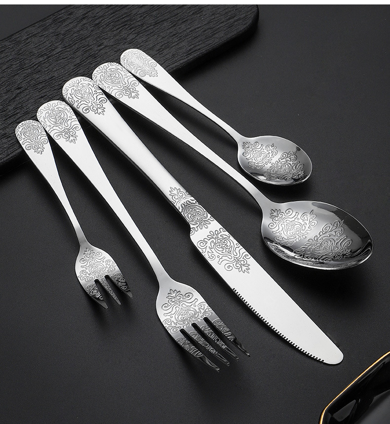 Title 7, Stainless Steel Cutlery Knife Spoon Fork Vintag...