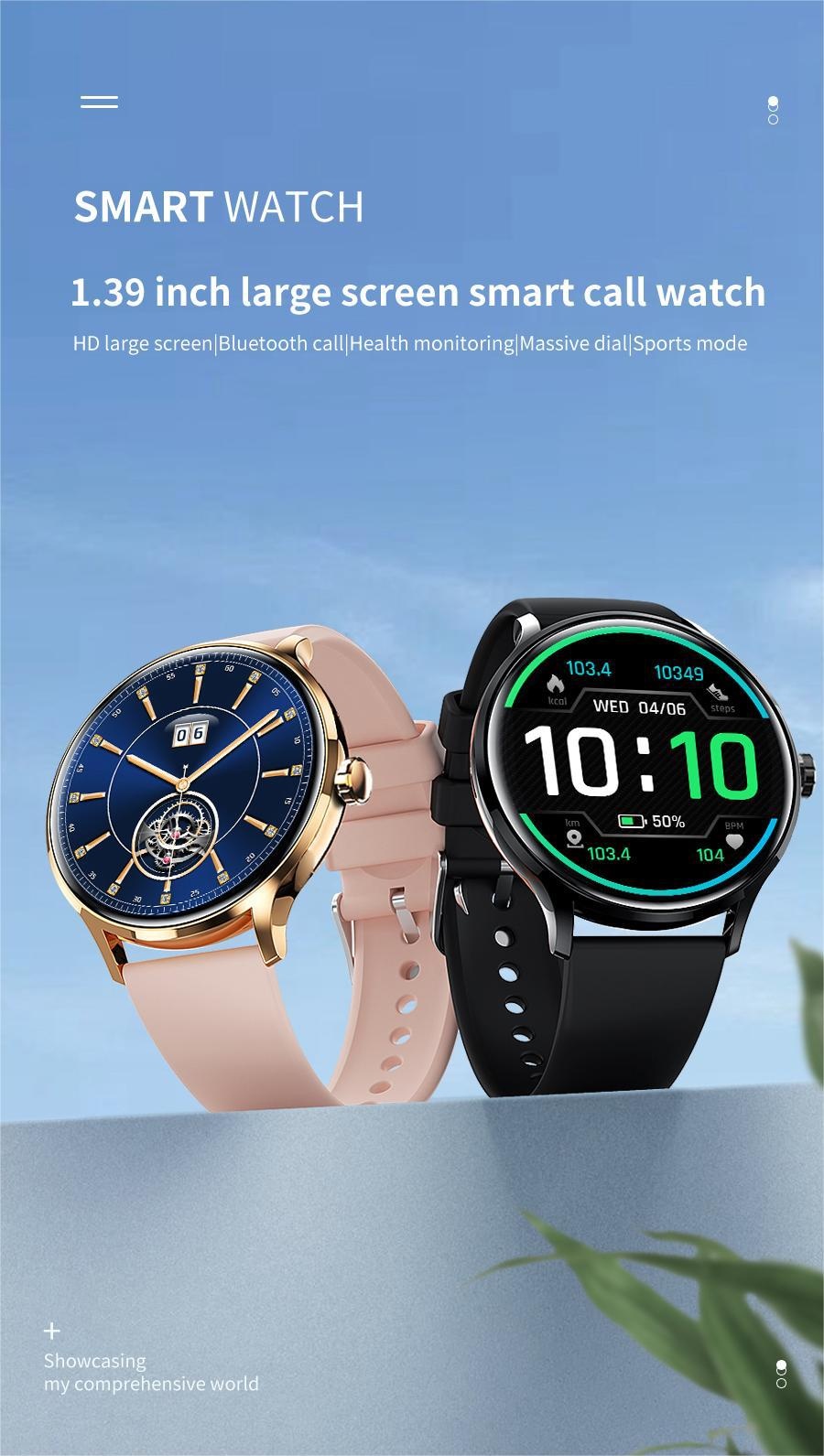 Title 7, Reloj Inteligente con Llamadas Bluetooth, Monit...