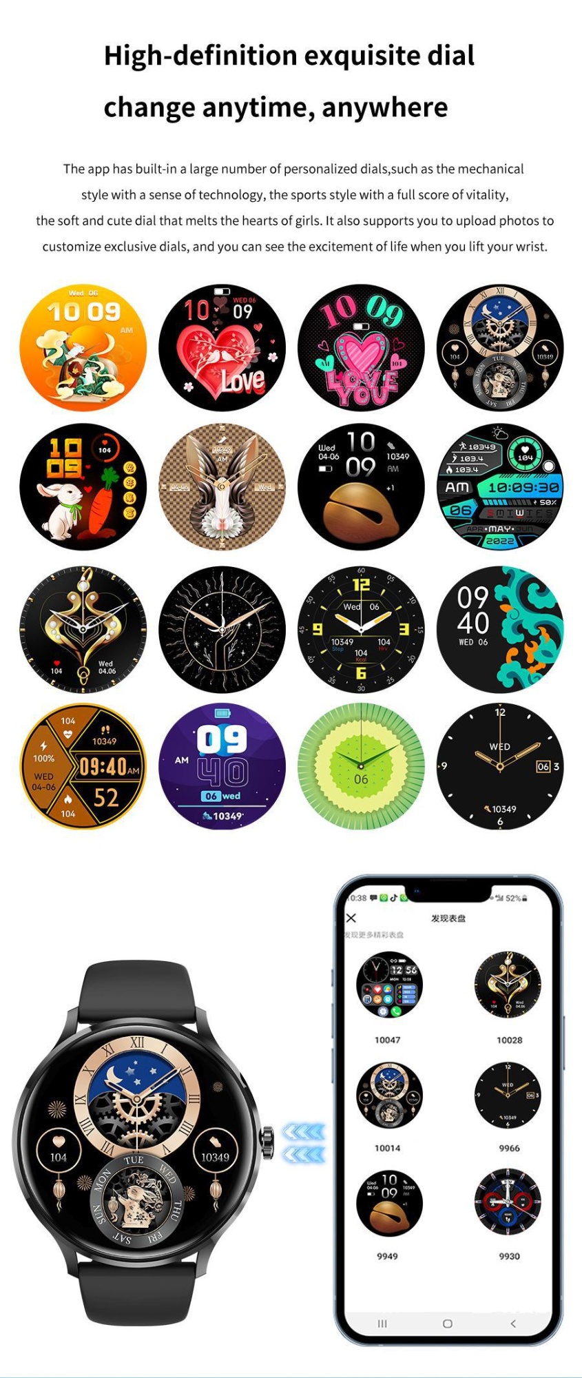 Title 11, Reloj Inteligente con Llamadas Bluetooth, Monit...