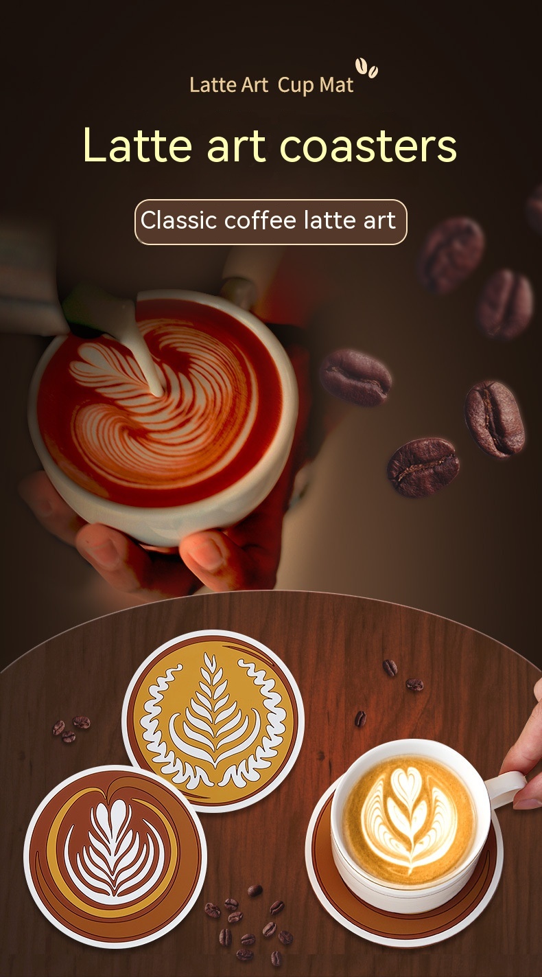 Ins Style Round Thickened Anti-scald Coffee Cup Mat