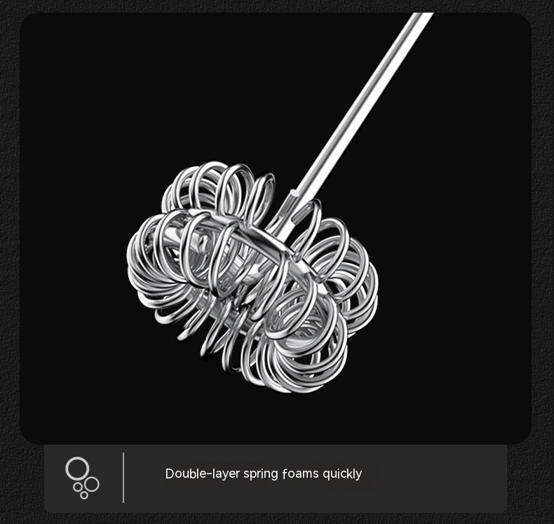 Milk Frother Egg Beater Coffee Frother Household Electric Milk Stirring Battery Handheld Blender — foto 7