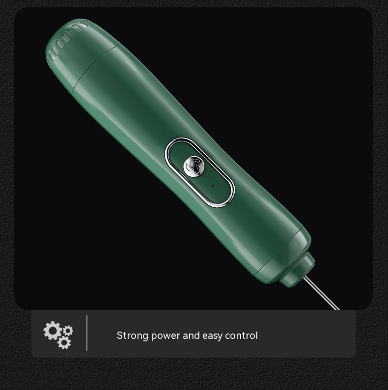 Milk Frother Egg Beater Coffee Frother Household Electric Milk Stirring Battery Handheld Blender — foto 18