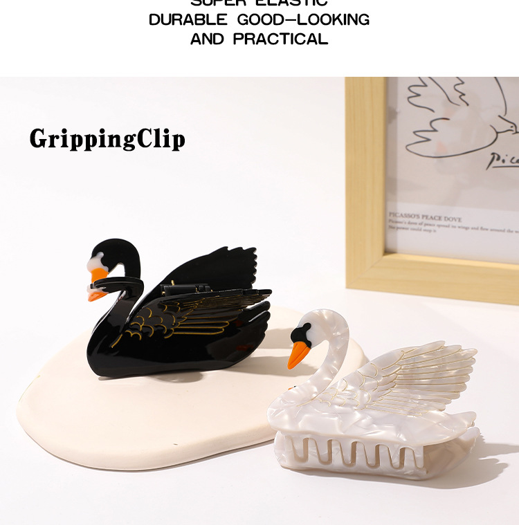 Swan Grip Shark Clip Medium Hairpin — foto 4