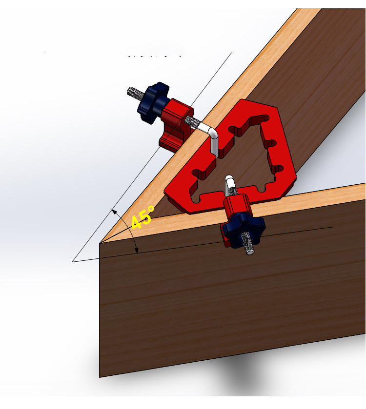 Title 5, Woodworking Right Angle Ruler Positioning Block