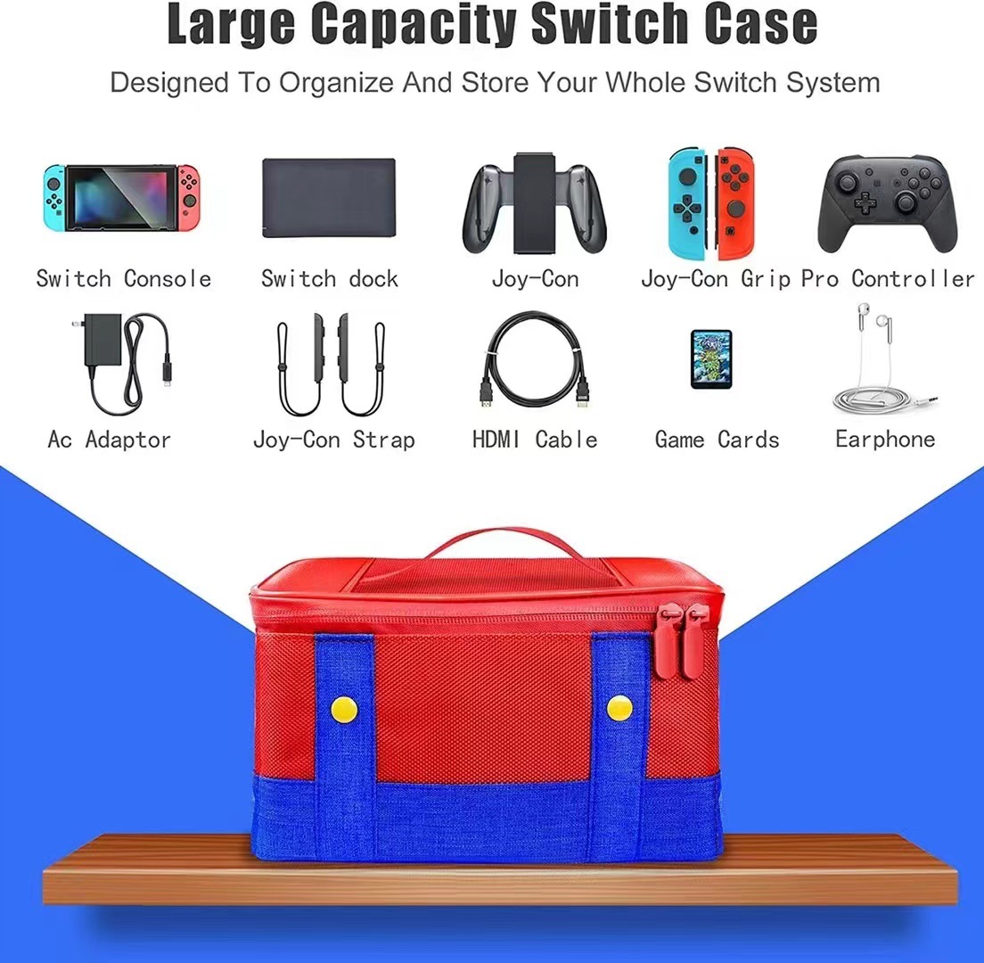 Title 1, NS Game Console Oversized Capacity Storage Bag