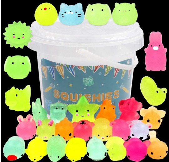 Title 8, Tuanzi Squeezing Toy Luminous Tuanzi TPR Soft R...