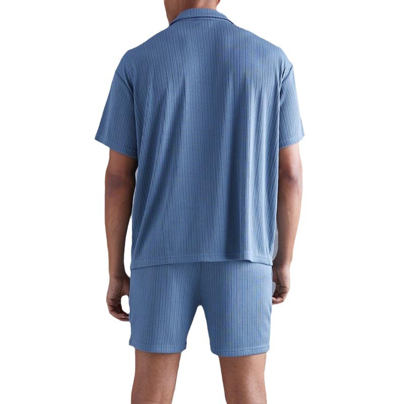 Title 5, Conjunto de duas peças camisa e shorts masculin...