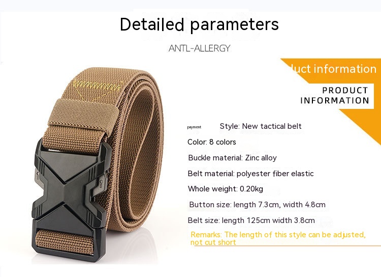 Title 1, Mens Fashion Commuter Casual Belt Woven Elasti...