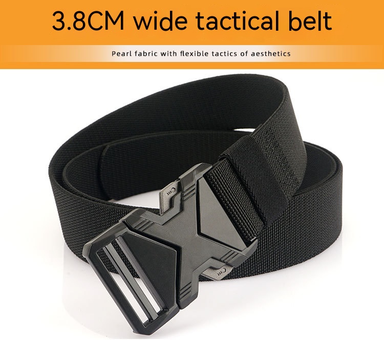 Title 18, Ceinture Casual Tissée Élastique pour Homme ave...