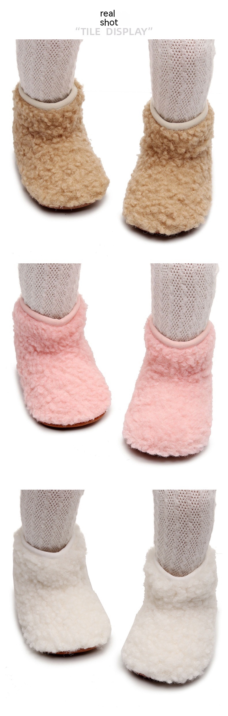 Baby Toddler Fleece-lined Cotton Boots Thermal Baby Shoes — foto 8