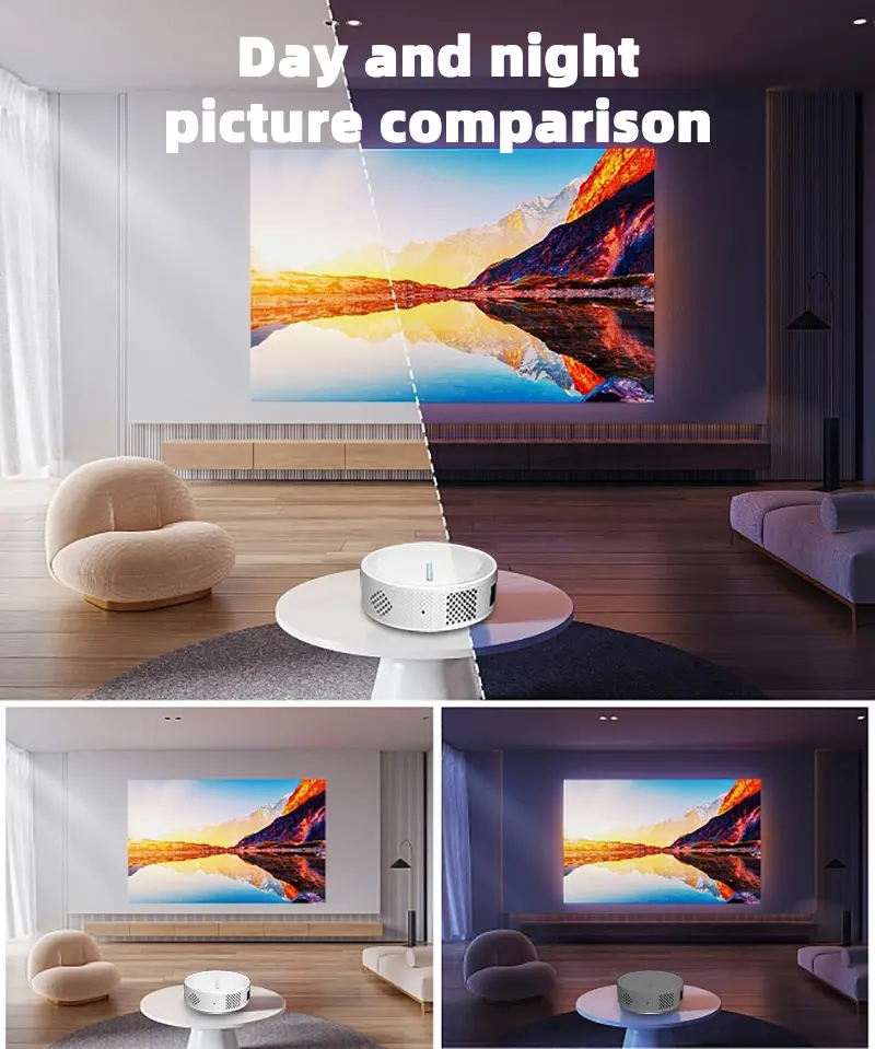 Projector Home Office Mobile Phone Wireless HD
