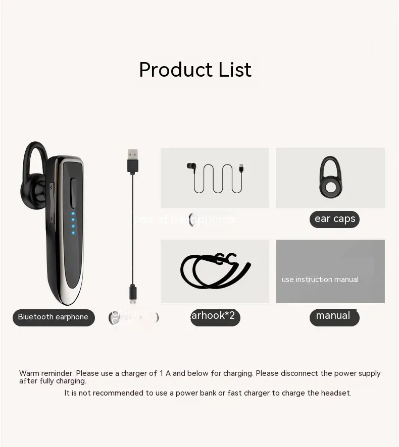 K23 Business Wireless Bluetooth Headset Long Standby
