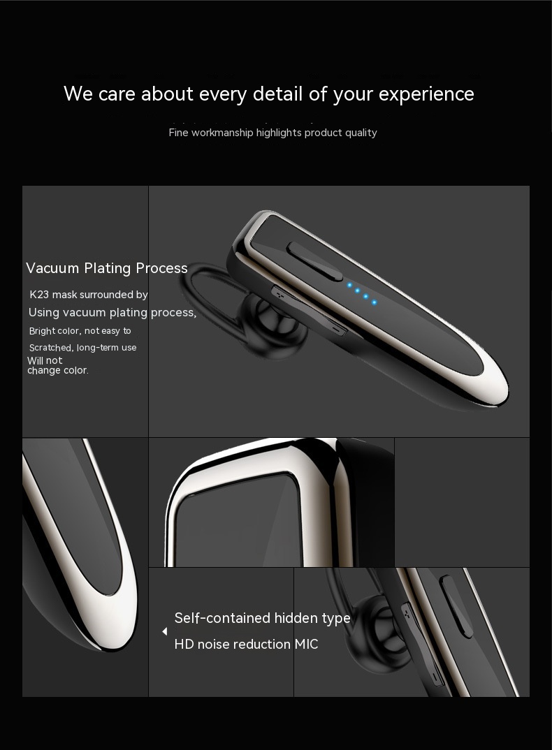 K23 Business Wireless Bluetooth Headset Long Standby - Image 9