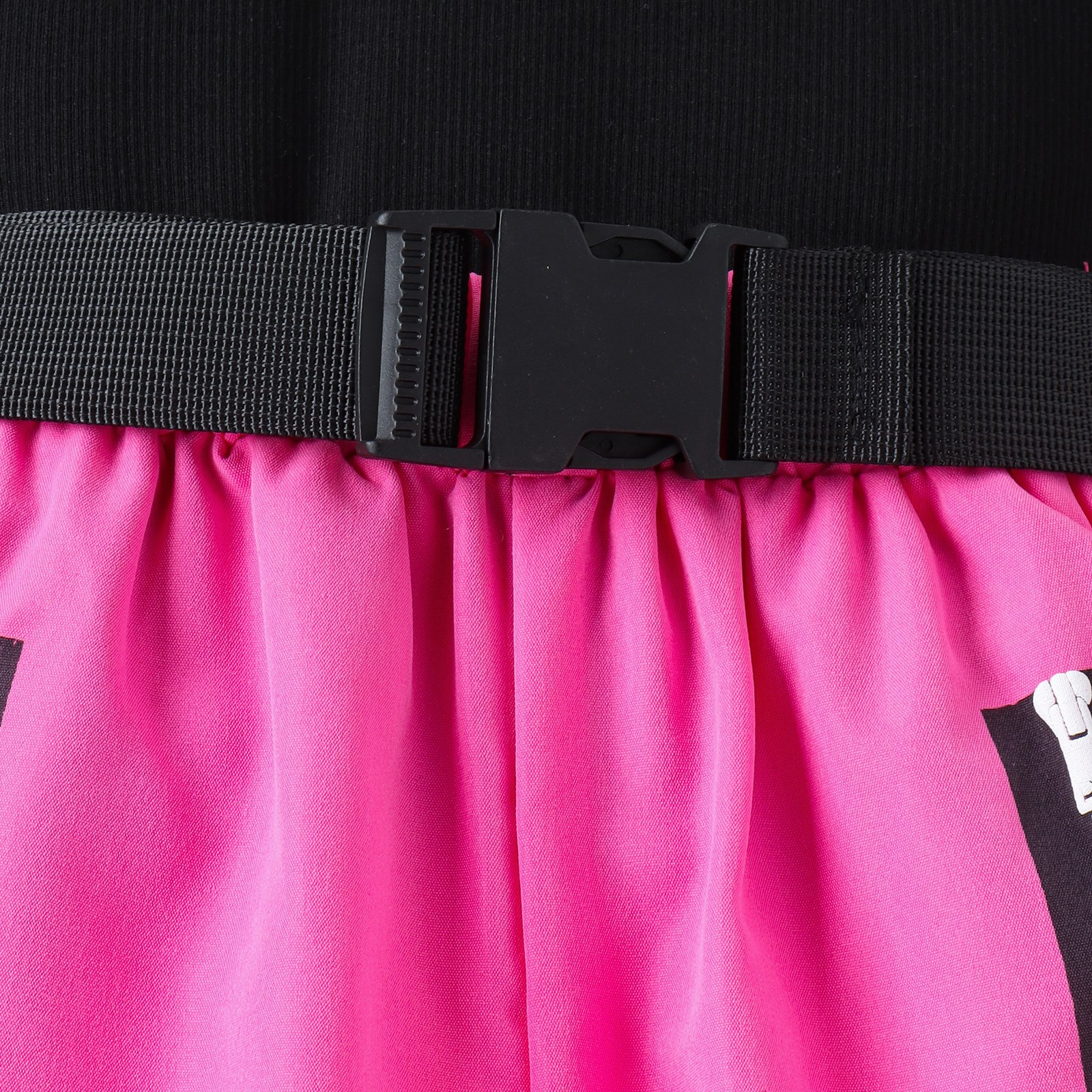 Autumn And Winter High Collar Letters Printing Suit