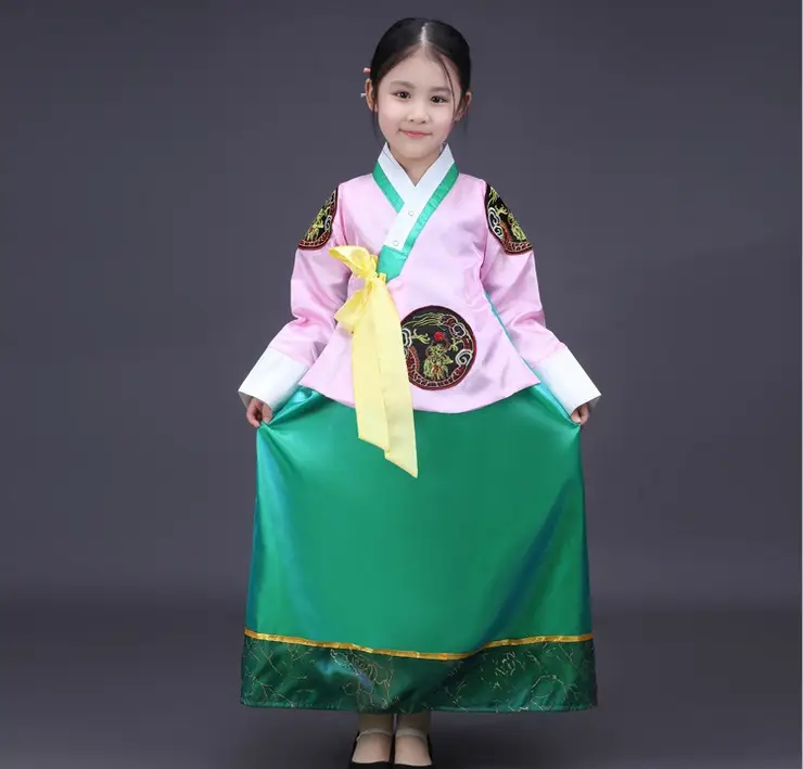 Girls South Korea Traditional Korean Dance Costume