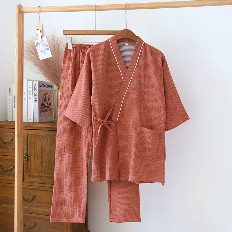 Title 3, Three-quarter Sleeve Kimono Cardigan Full Cotto...