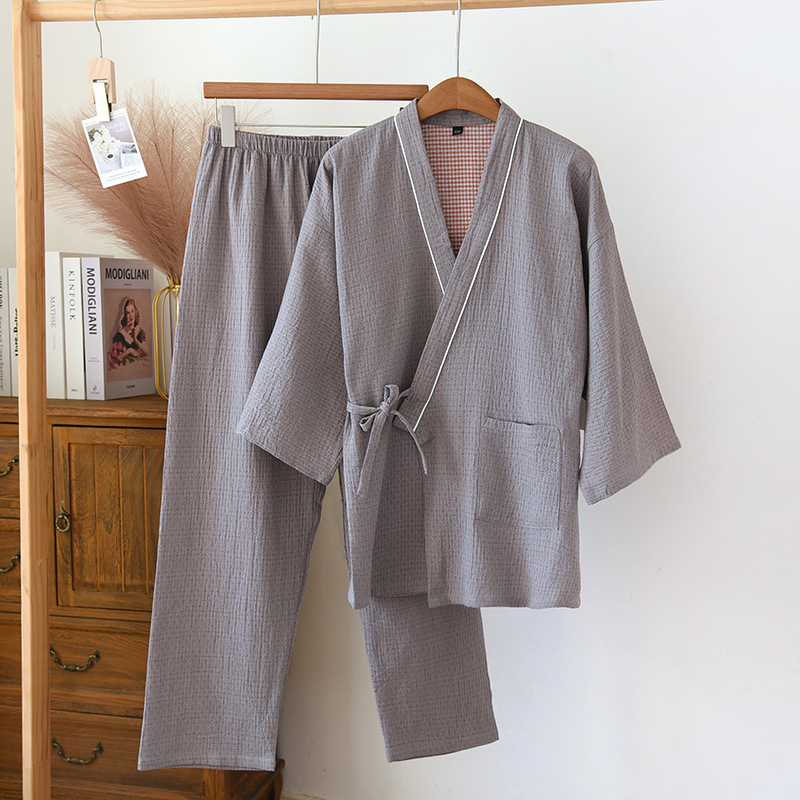 Title 15, Three-quarter Sleeve Kimono Cardigan Full Cotto...