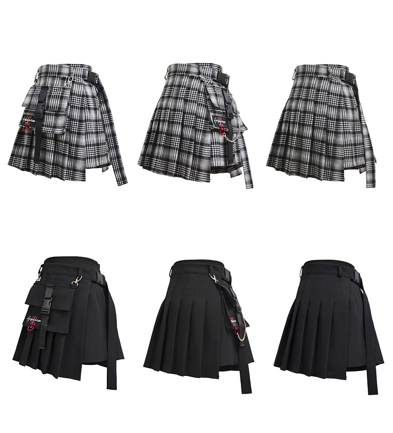 Title 1, Pocket onregelmatige rok Harajuku gothic retro ...