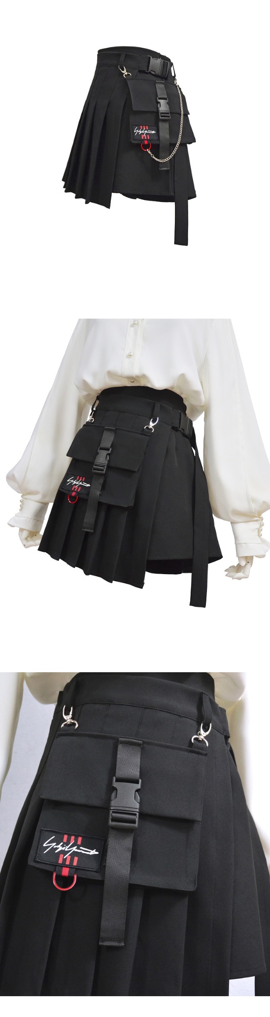 Title 5, Pocket onregelmatige rok Harajuku gothic retro ...