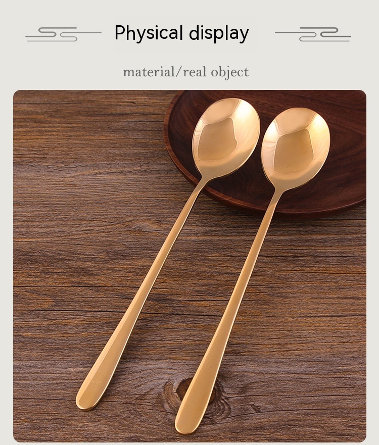 Title 3, Pure Copper Spoon Supplement Copper Tableware E...