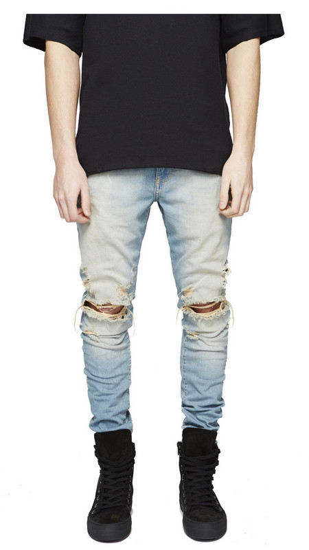 Title 22, Heren Jeans in Koreaanse Stijl met Persoonlijkh...